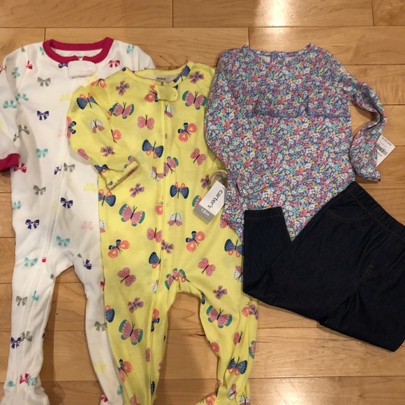 Carter's Other - 4 items! 2 Pajamas, shirt and pants, sz 18 months